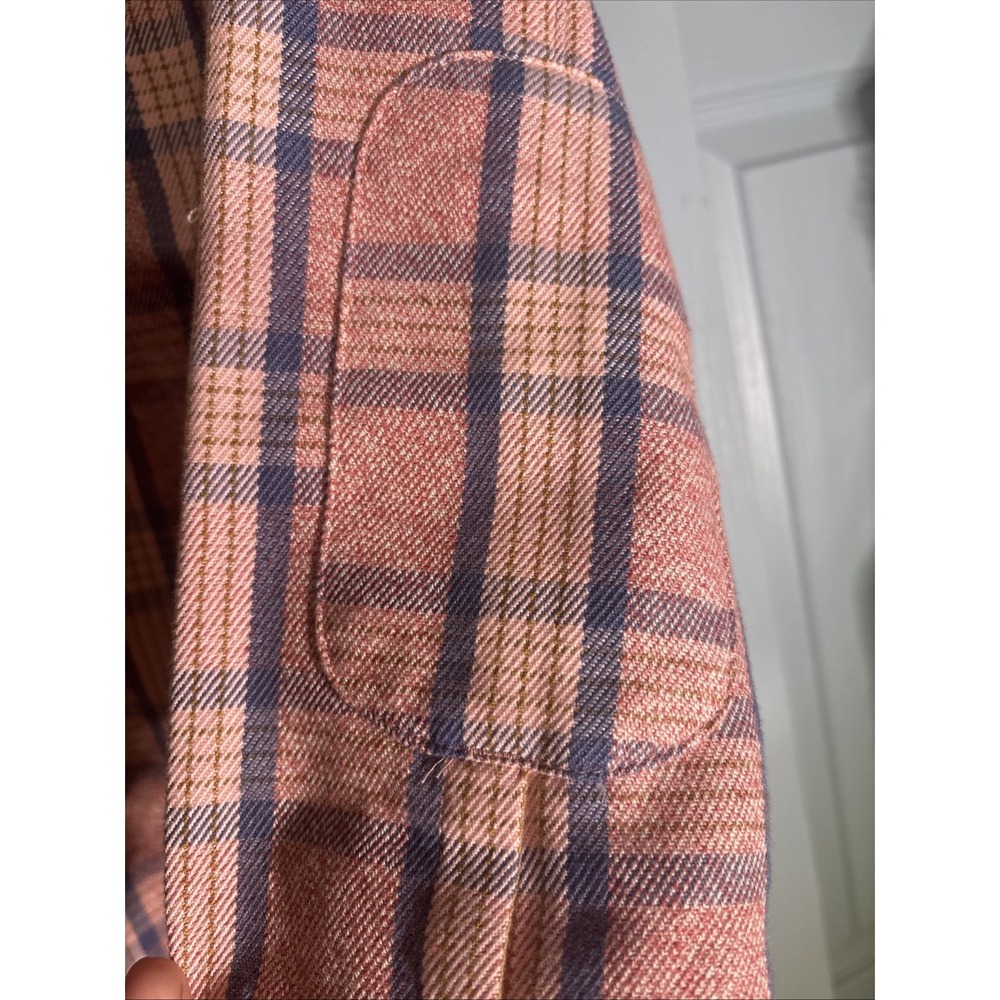 TOAD & CO - NEW w TAG - Womens S Pullover 1/4 Zip BODIE‎ Flannel Shirt Pink - Picture 6 of 14